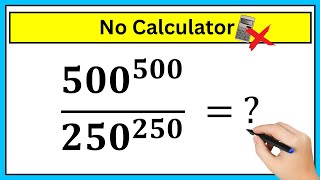 Nice Exponent Math Simplification | Algebra | Olympiad | NO CALCULATOR