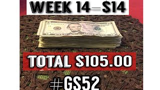 2019 GrindSmart 52 week Money Saving Challenge: Week 14