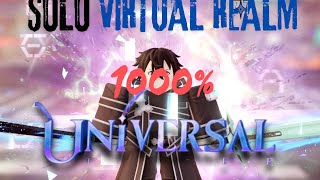 How to Solo Virtual Realm 1000% | Universal Tower Defense