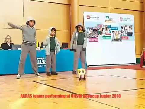AARAS Education students performing at UNSW Robocup Junior On Stage