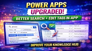 Power Apps Search Upgrade – Build Advanced Filters for Your Knowledge Hub