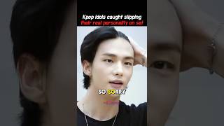 Kpop idols caught slipping their real personality on set #kpop #kpopidol #kpopedit #straykids #zb1