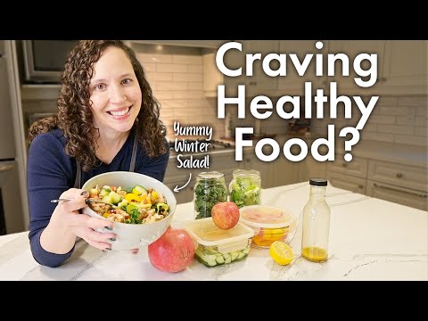Delicious, EASY, Healthy Winter Salad with Mediterranean Chicken Recipe
