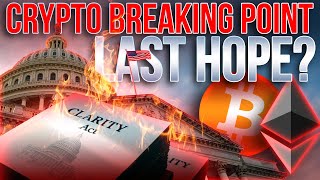 Crypto Bills Last Hope?📉Crypto Market Update