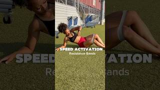 Speed Training| Resistance Bands| Activation #trackandfield #speedtraining #speed #athlete