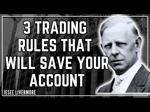 The 3 Golden Rules Every Trader Must Obey / Jesse Livermore 