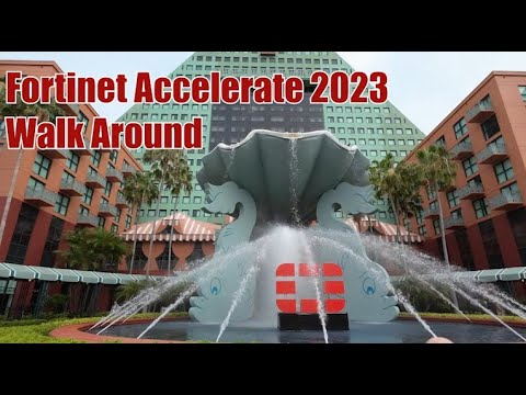 Fortinet Accelerate 2023 / Walk Around Outside, Breakfast Area, Keynote and Expo.