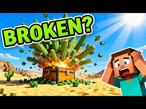 Can You Build This Cactus Farm In 5 Minutes? - Minecraft 1.21