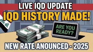 LIVE IQD UPDATE: Iraqi Dinar New Rate Announced – Huge News! 📈 Iraqi dinar news today 2025 / RV News