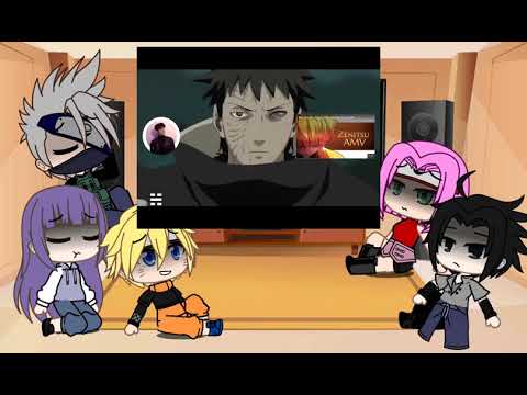 Naruto team 7 react to there Amv and TikTok ( new intro and outro) [ Gacha club]