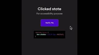 Clicked State Create  #coding #english #css #html