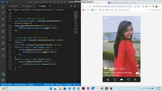 Instagram Clone App, Instagram UI Design, Instagram - HTML, CSS and JavaScript Video | FreeProjects1