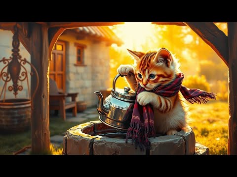 Kitten’s Green Tea Adventure 🐱🍃 | #cat #cute #kitten