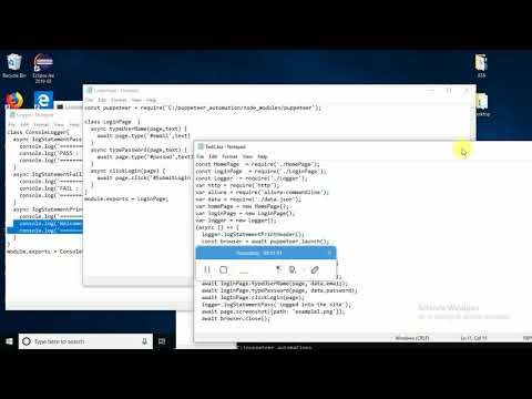 Creating a Puppeteer Test Automation Framework from Scratch - Part 04 - Logging and Reporting