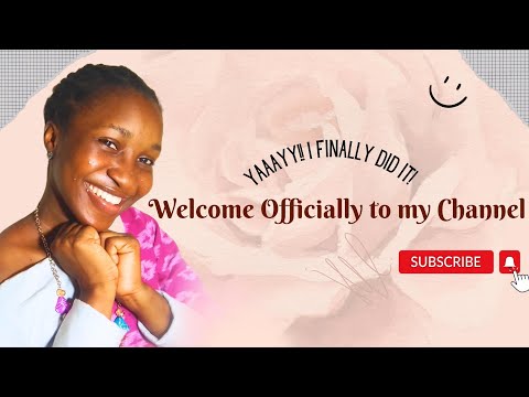 MY FIRST OFFICIAL YOUTUBE VIDEO//INTRODUCTION TO MY CHANNEL 2023 #introductionvideo #newyoutuber