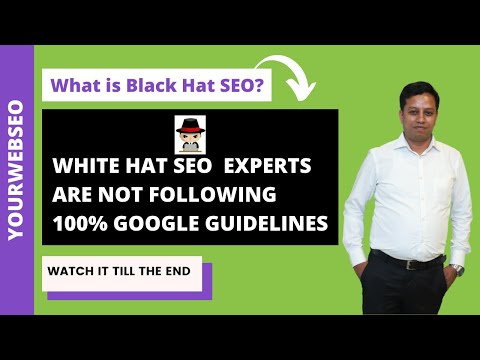Black 🎩 Hat SEO Techniques in Hindi | White Hat SEO is not Following 100% Google Guidelines