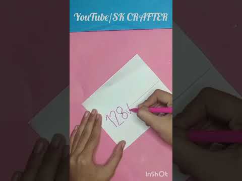 👉👈(I❤️U)🥺 #shorts #skcrafter #youtubeshorts