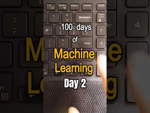 100 days of Machine Learning #challenge  #dsa #coding #machinelearning #cse #datascience