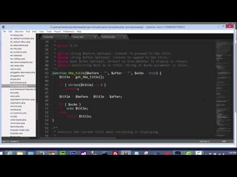 PHP Tags in WordPress