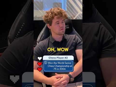 Magnus plays Guess Who: Chess Edition #chess #shorts #magnuscarlsen