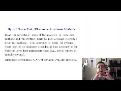Introduction to Molecular Mechanics Part 4: Cross Terms Accuracy and QM/MM