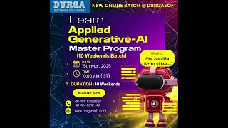 🔥 Applied Generative AI Master Program | Learn AI in 10 Weekends | New Batch from 15th March 2025