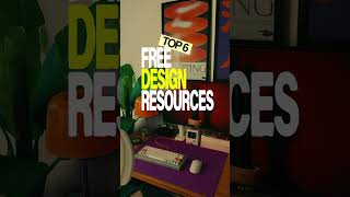 Top 6 free design resources. Graphic designers tips. Design tools.