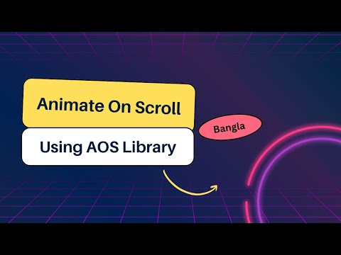 Animate On Scroll Using AOS.JS Library