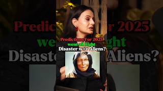 baba vanga predictions for 2025 aliens😱 #podcast #ameeshapatel #2025 #aliens #shorts #youtubeshorts