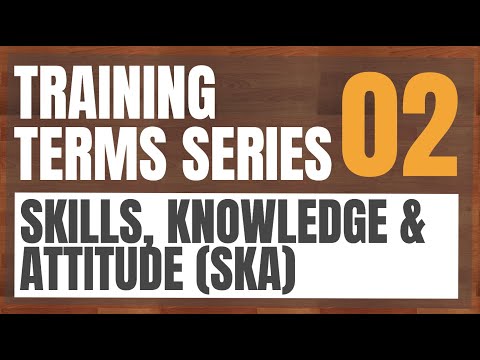 TRAINING TERMS: Skills, Knowledge & Attitude (SKA) | Restaurant Training | EP02