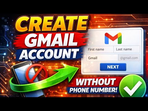 How to create gmail account without phone number 2026 new trick | how to make unlimited gmail 