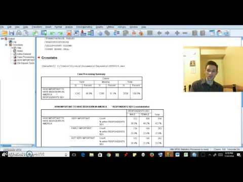 CHI2 in spss