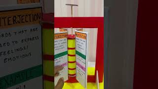 English parts of speech working model #scinceproject #schoolproject