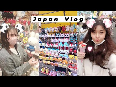 Japan Vlog Pt.2 🍡 Date with my Japanese Cousin, Eating Japanese street food, Aeon Mall, Kagoshima