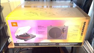 JBL Spinner BT Turntable: Unboxing Video