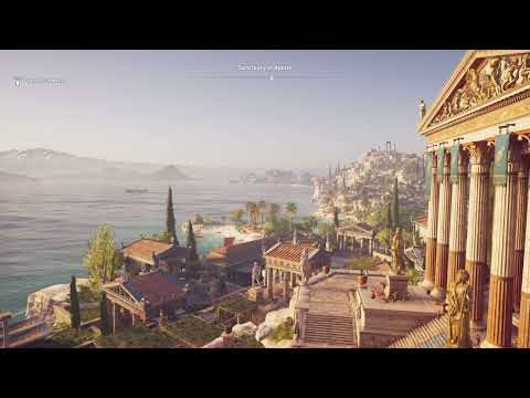 Ancient Greek Temple Ambience - ASMR Sounds Relaxation Sleep - Assassin's Creed® Odyssey