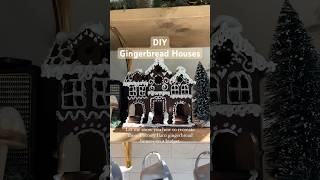 DIY Gingerbread Houses on a Budget #christmascrafts #diychristmas #gingerbreadhouse #christmas2023