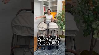 Silver Cross Clic vs Silver Cross Jet 5 stroller folds! #fold # travelstroller