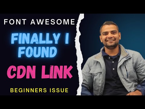 font awesome icon cdn link - Hindi #pkdeveloper