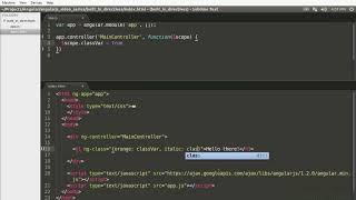 AngularJS Class, Template, And Include Full Crash Course AngularJS 2021