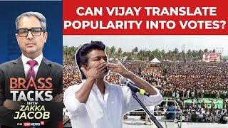 Actor Vijay Makes Political Return, Addresses Rally In Tamil Nadu's Erode After Karur Stampede