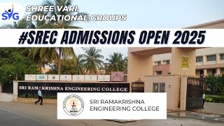SRI RAMAKRISHNA ENGINEERING COLLEGE ADMISSIONS OPEN 2025 #srec #engineeringadmission
