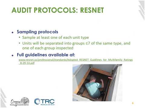 Energy Auditing 101 - Auditing Background and Protocols