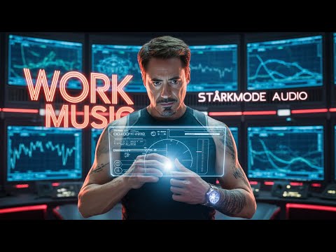 STARK MODE – Futuristic Focus Beats for Creators | Work Music Inspired by Tony Stark