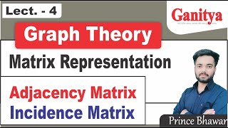Matrix Representation of Graph | Adjacency Matrix | Incidence Matrix in graph theory | Ganitya