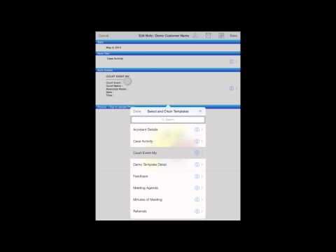 Lawyer ON GO - Manage Templates