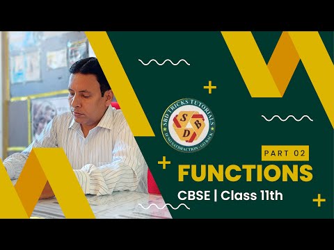 Master Functions Lecture -2 with SBD Tricks Tutorial: Class 11th (CBSE & ISC)!