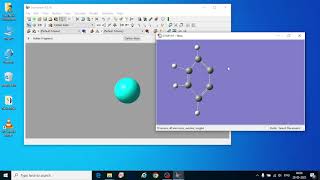Molecular structure from Gaussian software#Gauss View 16