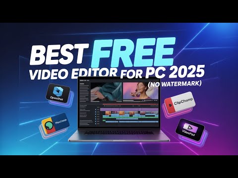 Top 3 FREE Video Editing Software 2025 🔥 Best No Watermark Editors for Beginners