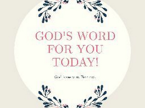 God's Word For You Today Live Stream
